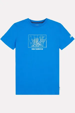 New Balance Garçons 100% Coton 574 T-shirt Motion15 - 16 ans (170 - 176cm)