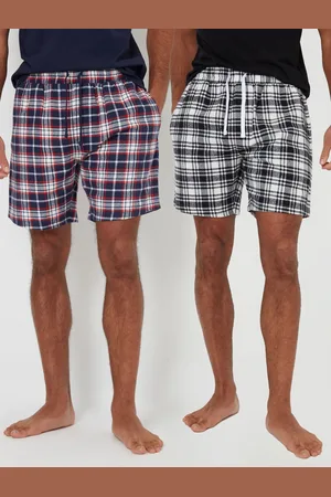 Threadbare Short de détente en flanelle de coton brossé 100% 2 LotL
