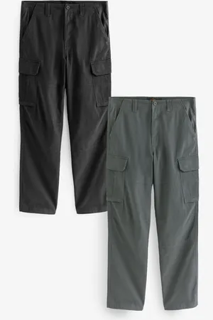 Next Pantalon cargo extensible en coton riche 2 Pack36W x 35L (UK 36 XL)