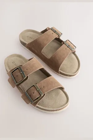 Next Sandales en daim à double boucler. u.5eu38