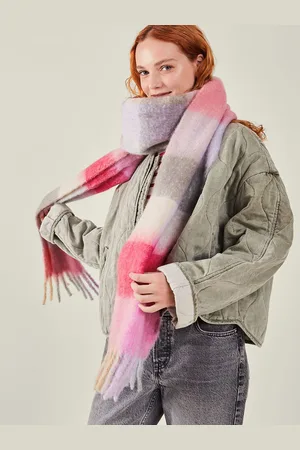 Accessorize Supersoft Pastel Rayure Couverture ÉcharpeUn an