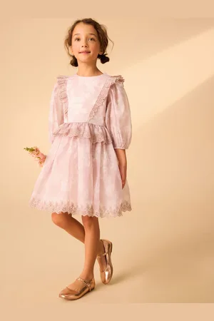 Laura Ashley Summer Broderie Organza Prom Dress98104cm
