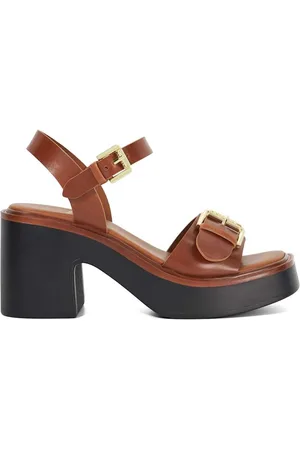 Dune Luno Buckle Flatform Sandalseu37