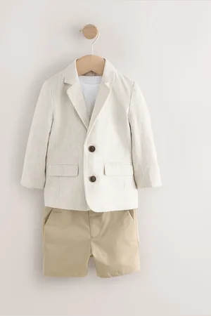 Next Blazer, T-Shirt & Shorts Set (3mths-9yrs)6-9 Mois