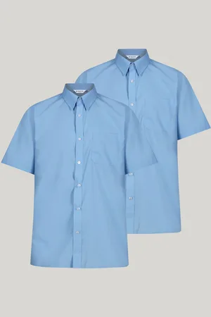 Trutex Regular Fit Manches courtes 2 Pack School Shirts13 ans (158cm)