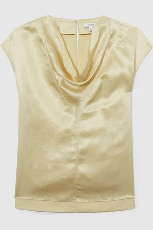 Reiss Fina Satin Col bénitier Top40
