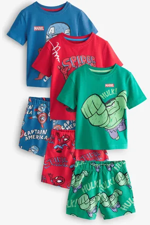 Next License 100% Cotton Short Pyjamas 3 Pack (12mths-11yrs)9298cm