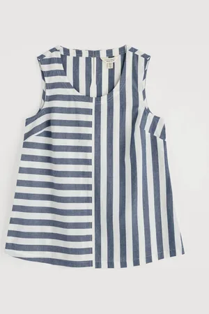 Seasalt Cornwall Sea Kissed 100% Organic Cotton Striped Vest38