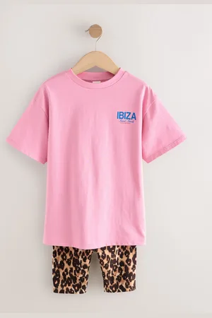 Next 100% Cotton T-Shirt And Cycling Shorts Set (3-16yrs)158164cm