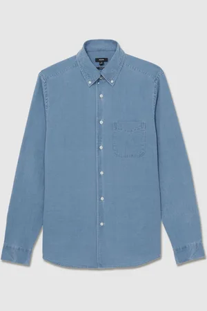 Reiss Chemises Kittle Denim piqué boutonnéTaille XS
