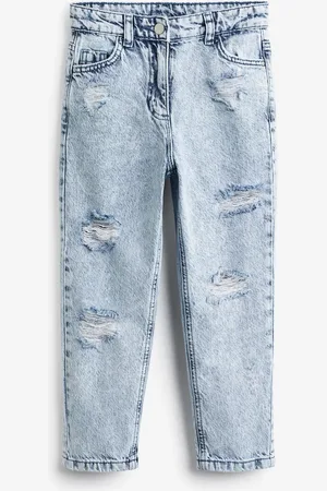 Next Jeans Distressed Mom 100% Cotton Jeans (3-16yrs)12 ans (152cm)