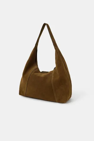 Accessorize Large Suede Shoulder Bagun