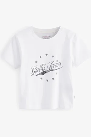 Guess T-shirt Bébé 100% Coton Vintage Logo RaccourciS