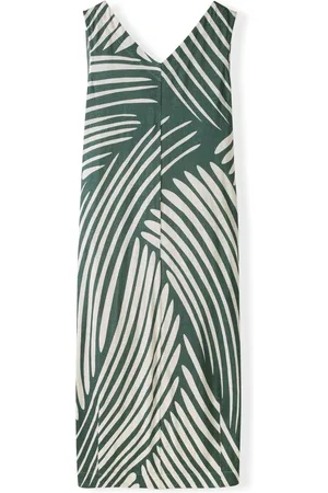 CELTIC & CO. Robe mi-longue Bleu en jersey en jersey flammé 100% coton