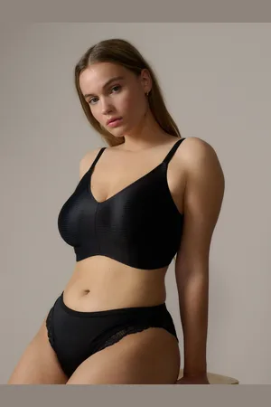 Next DD+ Ultimate Comfort Jacqaurd Microfibre Brushed Lined Non Wire Bra