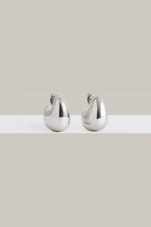 Reiss Calla Curve Scoop Earringsun