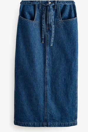 Next Jupes mi-longues 100% coton avec sablier et ceinture44 Tall