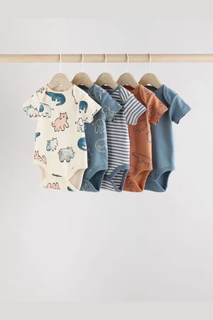 Next 100% coton manches courtes Bébé Body 5 Lot7480cm