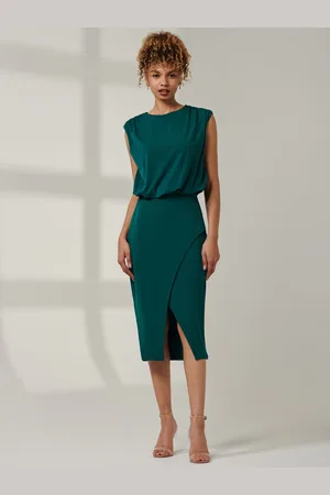 Jolie Moi Kira - Robe moulante drapée à volants40