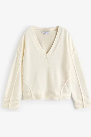 Next Détail des coutures Col en V Pull tricoté2XL Reg