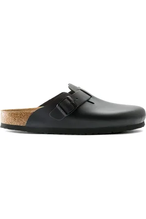 Birkenstock Sabots Boston en cuir lisse