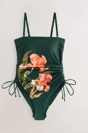 Next Maillot de bain Bandeau gainant la jambe froncée42