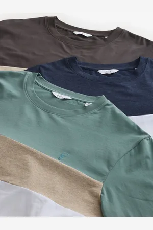 Next Lot de 3 t-shirts motif colour block à manches longues3XL