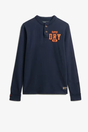 Superdry T-shirt Grandad Vintage Athletic Manches longues 100% CotonL