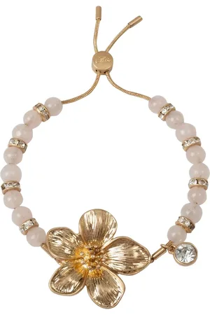 Bibi Bijoux Gold Tone Flower Bead Friendship Braceletun