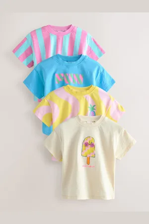 Next Icecream Tops 4 Pack (3mths-7yrs)1.5 - 2 ans (86 - 92cm)