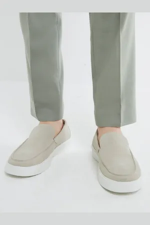 River Island Mocassins en daim à semelle compenséer. u.9eu43