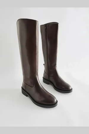 Next Forever Comfort Bottes à genoux en cuir Rider