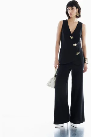 River Island Waistcoat Hybrid Jumpsuitlarge