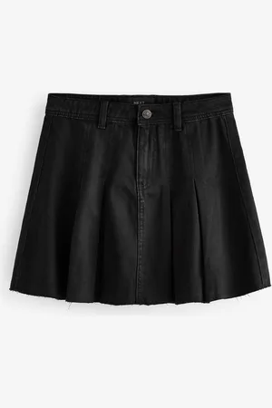 Next Minijupe en denim plissé 100% coton40