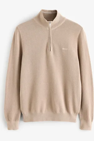 GANT 100% Cotton Pique Half Zip Jumperxxxlarge
