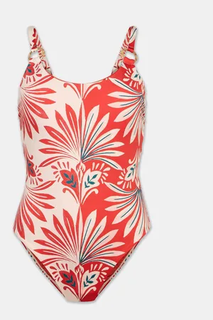 mint&berry Geo Low Back Tummy Control Swimsuit36