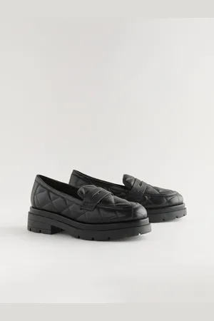 Next Forever Comfort Mocassins chunky en cuir matelassé
