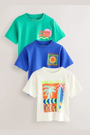 Next T-shirt Manches courtes 3 Pack (3mois-7ans)8086cm