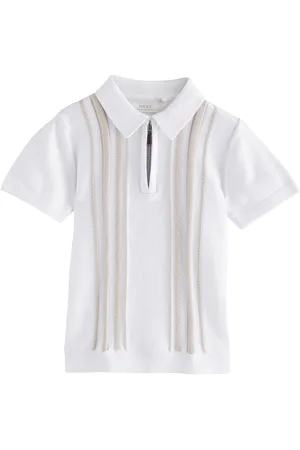 Next Polos à col zippé en coton 100% (3mths-7yrs)116122cm