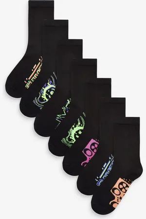 Next Paquet de chaussettes en coton riche 7UK 9-12 Jnr