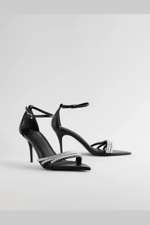 Next Forever Comfort Point Toe Jewel Trim High Heel Sandals (Sandales à talons hauts)