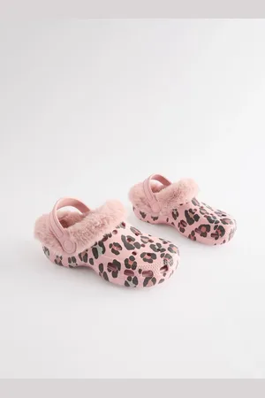 Next Chaussons sabots doublés de fausse fourrure