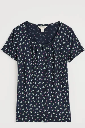 Seasalt Cornwall T-shirt Appletree à détail trou de serrure 100% coton biologique44