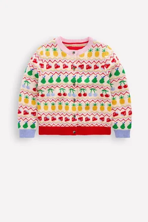 Boden Edie Motif Fair Isle Cardigan5 - 6 ans (110 - 116cm)