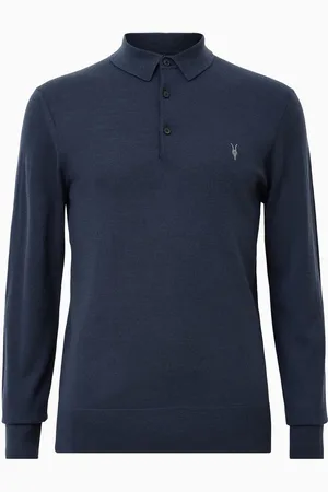 AllSaints Polo AllSaints Mode en mérinos à manches longuesL
