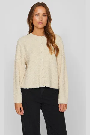 VILA Long Sleeve Button Up Knit Cardigan Jacket40
