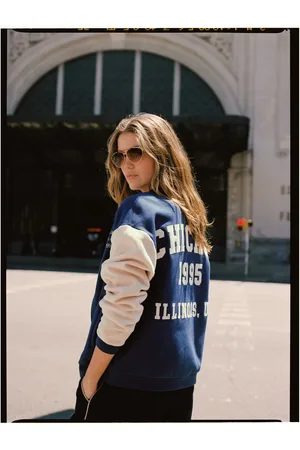 Next Chicago Slogan Back Graphic Baseball Letterman Varsity VesteM Reg