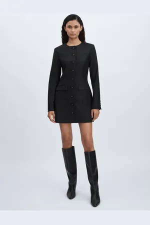 Anna Quan Habillé boutonné Mini Robe34