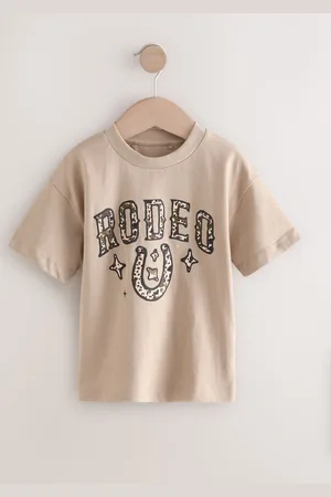 Next T-shirt 100% coton à manches courtes imprimé graphique (3mois-8ans)8692cm