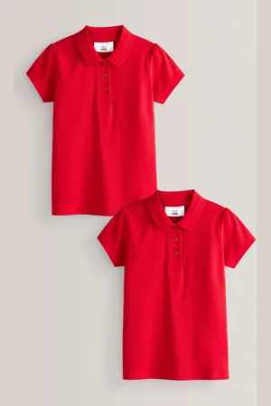 Next 100% Coton Manches courtes Polos 2 Lot (3-16ans)12 ans (152cm)